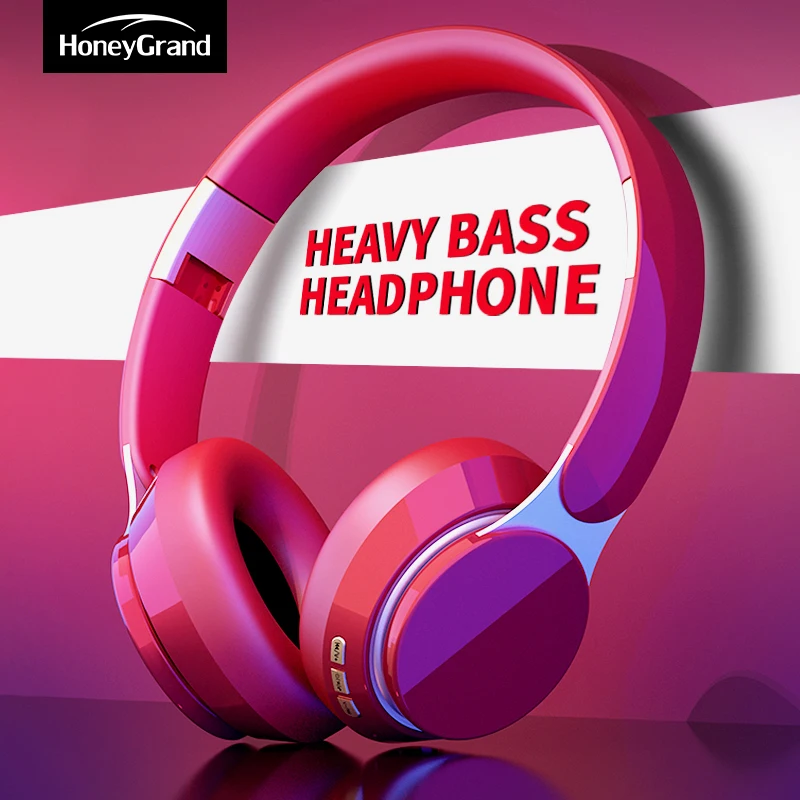 Wireless Headset Bluetooth subwoofer stereo card sports For Phone PC Headphones With Microphone Over-Ear HiFi Monitor Music
Wireless Headset Bluetooth subwoofer stereo card sports For Phone PC Headphones With Microphone Over-Ear HiFi Monitor Music
