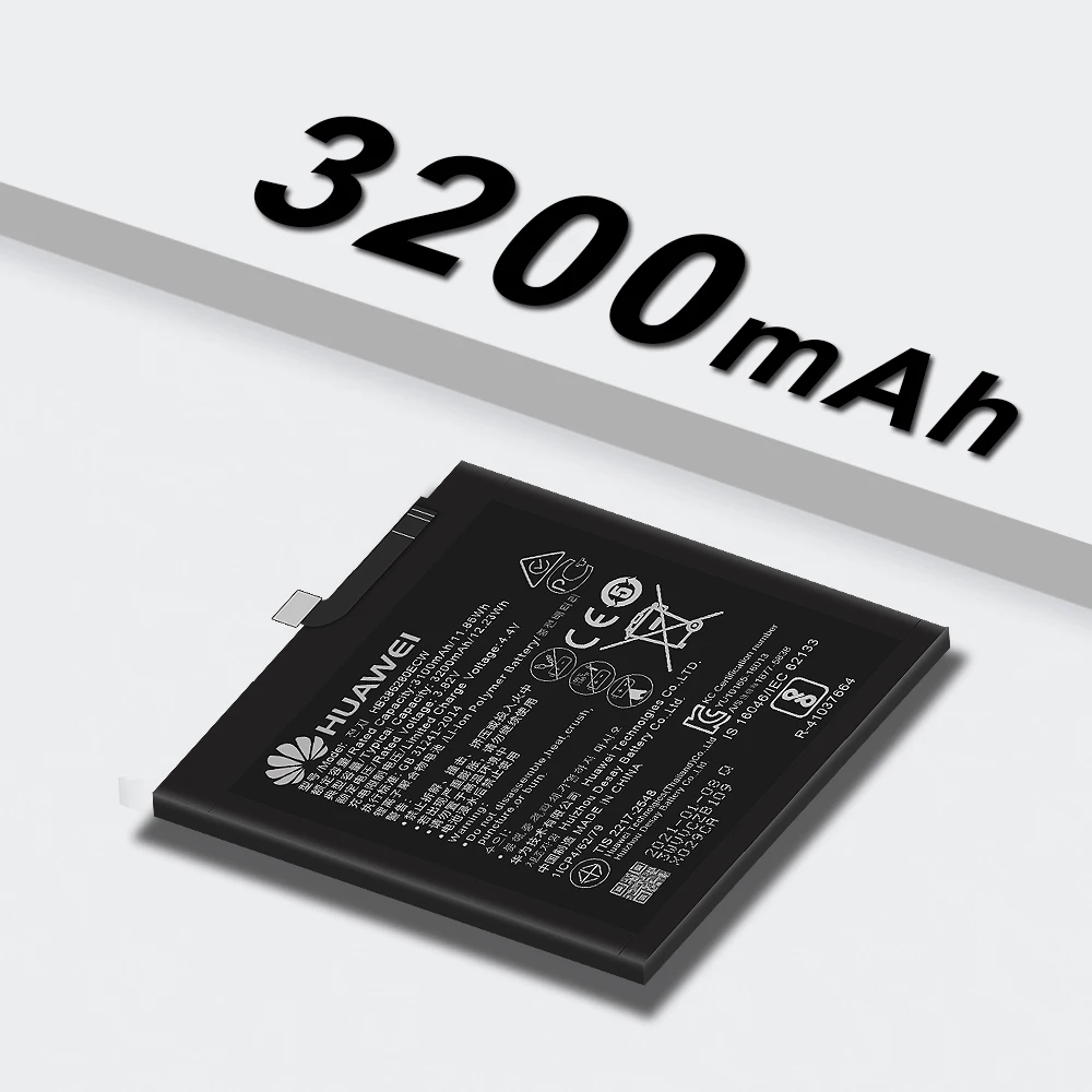 Аккумулятор HB386280ECW для Huawei Ascend P10 Honor 9 мощностью 100% мАч сменная батарея 3200