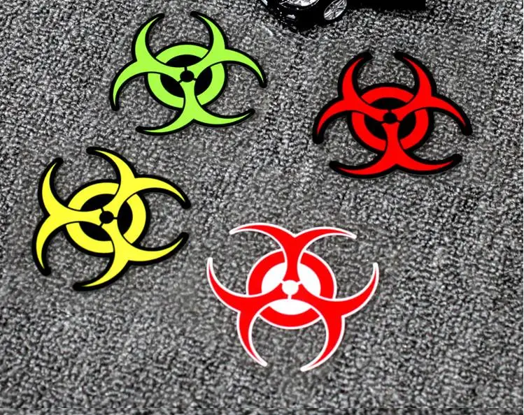 Reflective Warning Sign Biohazard Sticker Vinyl Zombie Nuclear Decal Motorcycle Car Stickers Waterproof
Reflective Warning Sign Biohazard Sticker Vinyl Zombie Nuclear Decal Motorcycle Car Stickers Waterproof