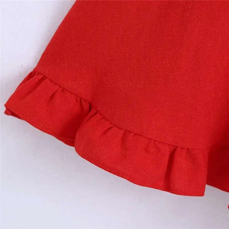 TRAF Za 2021 Red Dress Women Ruffle Wrap Short Summer Woman Dresses Short Puff Sleeve Mini Dress Fashion Belt Casual Dresses
TRAF Za 2021 Red Dress Women Ruffle Wrap Short Summer Woman Dresses Short Puff Sleeve Mini Dress Fashion Belt Casual Dresses