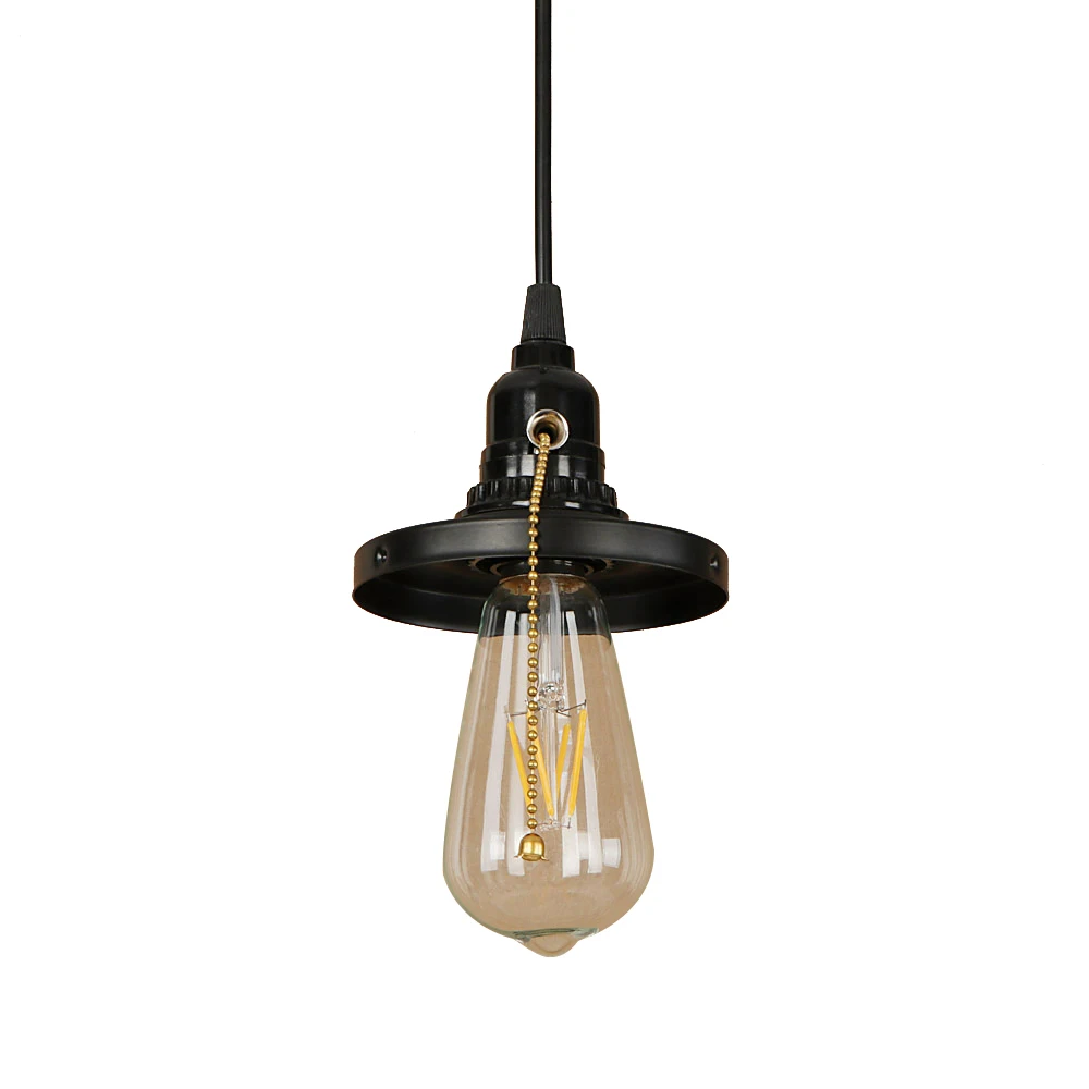 Loft Retro Simple Pendant Light LED E27 Iron Black Hanging Lamp with Switch for Living Room Restaurant Bedroom Kitchen Hotel Bar
Loft Retro Simple Pendant Light LED E27 Iron Black Hanging Lamp with Switch for Living Room Restaurant Bedroom Kitchen Hotel Bar