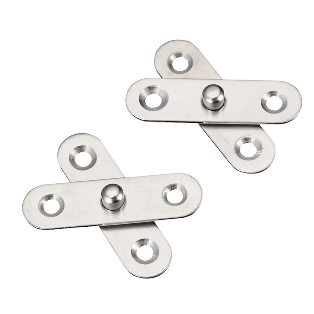 2 Sets Stainless Steel 360 Degree Rotating Door Pivot Hinge 57mm X 16mm Wood Doors Hinges Location Shaft Furniture Hinge Hidde
2 Sets Stainless Steel 360 Degree Rotating Door Pivot Hinge 57mm X 16mm Wood Doors Hinges Location Shaft Furniture Hinge Hidde