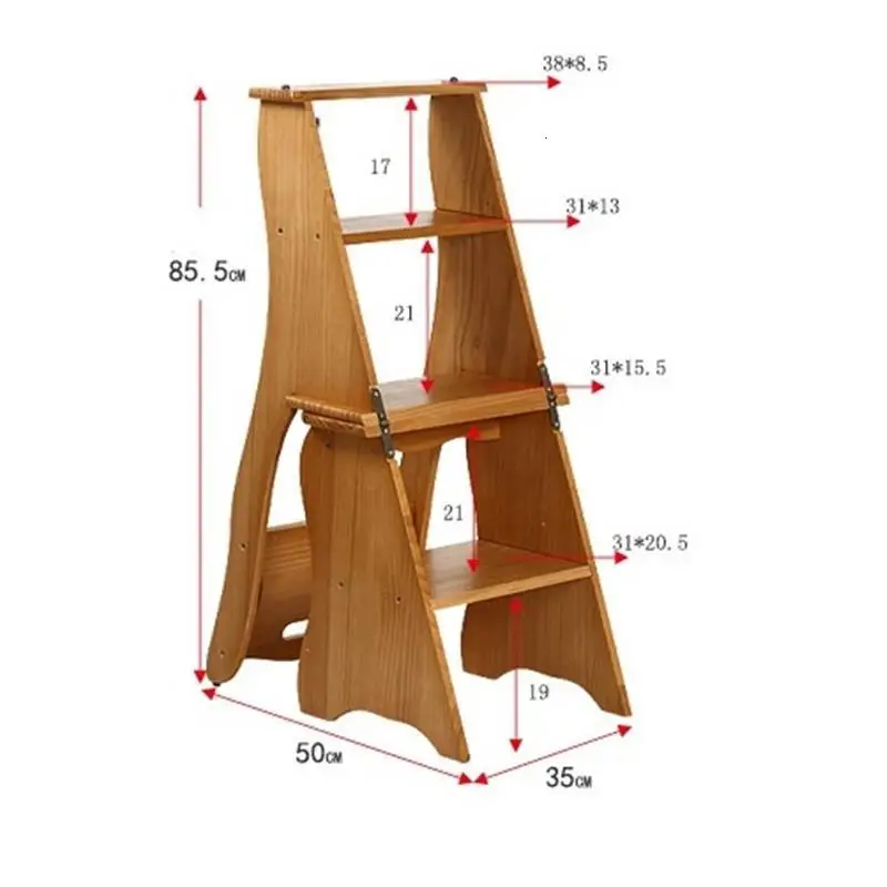 Складной кухонный стул Эскалера складной эскалон из эскалли деревянная лестница
