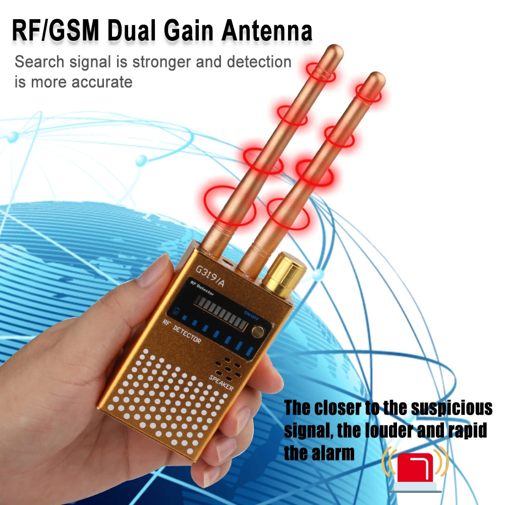 Wireless Signal Bug Detector Anti Candid Camera GPS Location Finder Tracker Frequency Scanner signal
Wireless Signal Bug Detector Anti Candid Camera GPS Location Finder Tracker Frequency Scanner signal