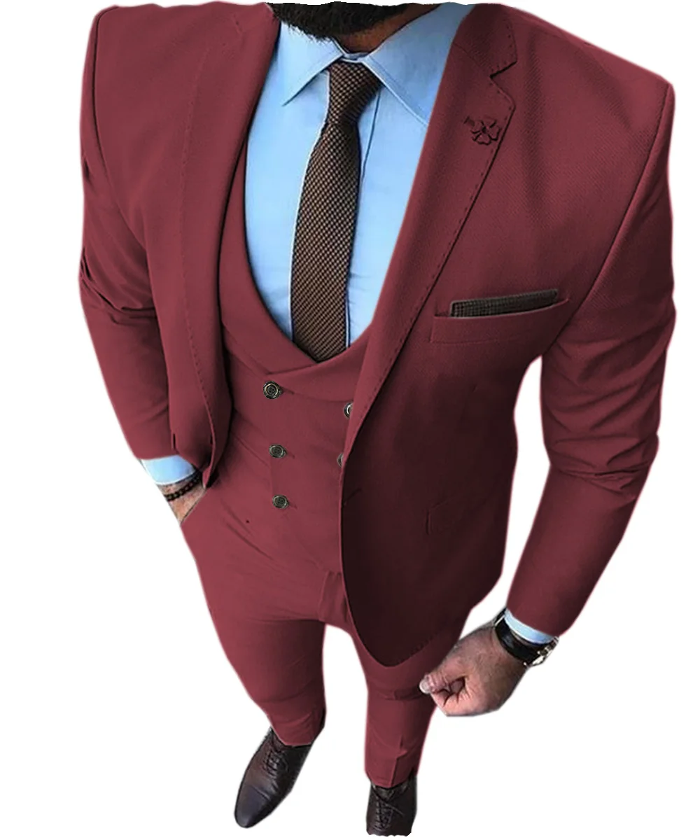 Solovedress Shawl Lapel Vest Mens Prom Wedding Suit 3 Pieces Notch Lapel Casual Premium Tuxedos Wool Blend Tweed Blazer Pants
Solovedress Shawl Lapel Vest Mens Prom Wedding Suit 3 Pieces Notch Lapel Casual Premium Tuxedos Wool Blend Tweed Blazer Pants