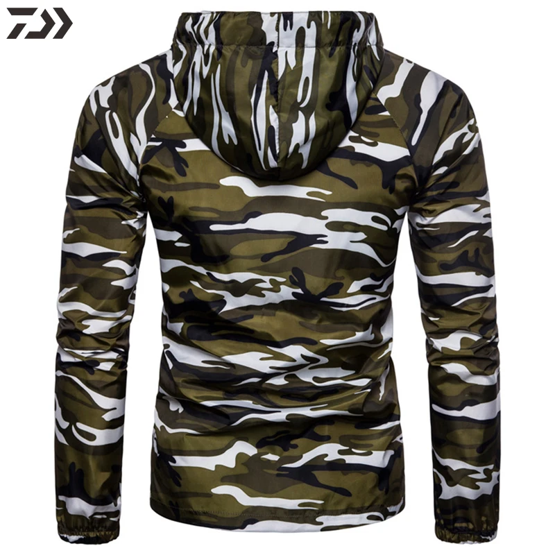 Daiwa 2020 Fishing Jacket Hooded Outdoor Quick Dry Camouflage Fishing Windbreaker Jacket Breathable Outdoor Fishing Clothing
Daiwa 2020 Fishing Jacket Hooded Outdoor Quick Dry Camouflage Fishing Windbreaker Jacket Breathable Outdoor Fishing Clothing