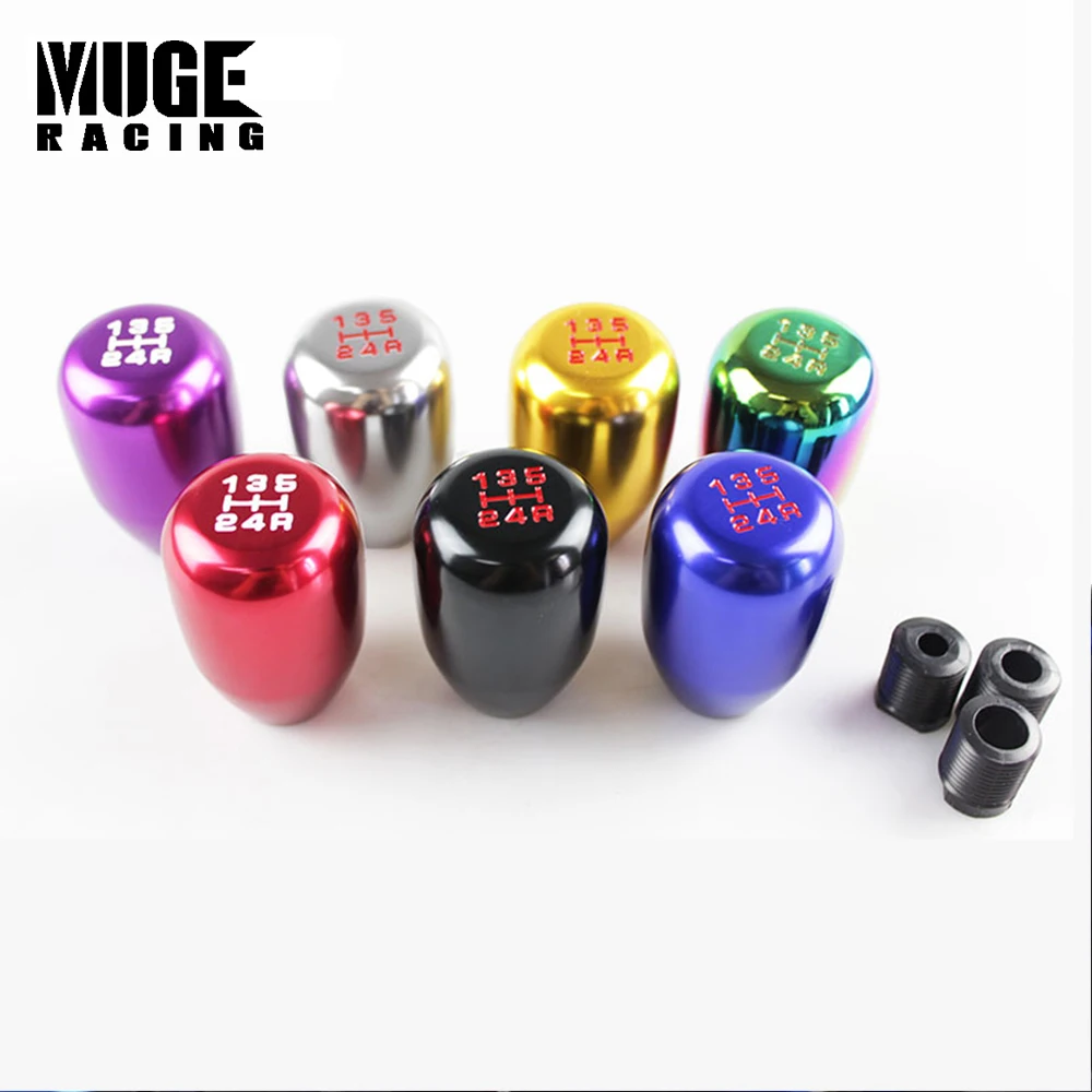 Universal 5 Speed Car Gear Shift Knob Racing Aluminum Automatic Transmission Black Blue Red Sliver Gear Shift Lever Knob SFN010
Universal 5 Speed Car Gear Shift Knob Racing Aluminum Automatic Transmission Black Blue Red Sliver Gear Shift Lever Knob SFN010