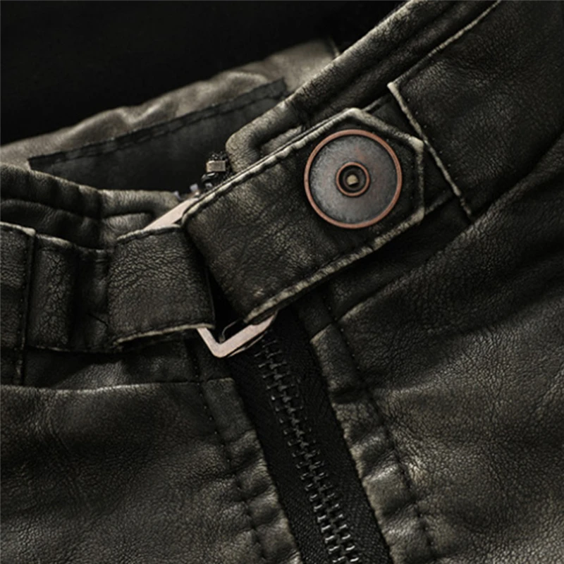 Winter Jacket Plus Size 6XL Man PU Warm Casual Stand Collar Solid Pockets Vintage Coat Fashion Male Windproof Jackets
Winter Jacket Plus Size 6XL Man PU Warm Casual Stand Collar Solid Pockets Vintage Coat Fashion Male Windproof Jackets