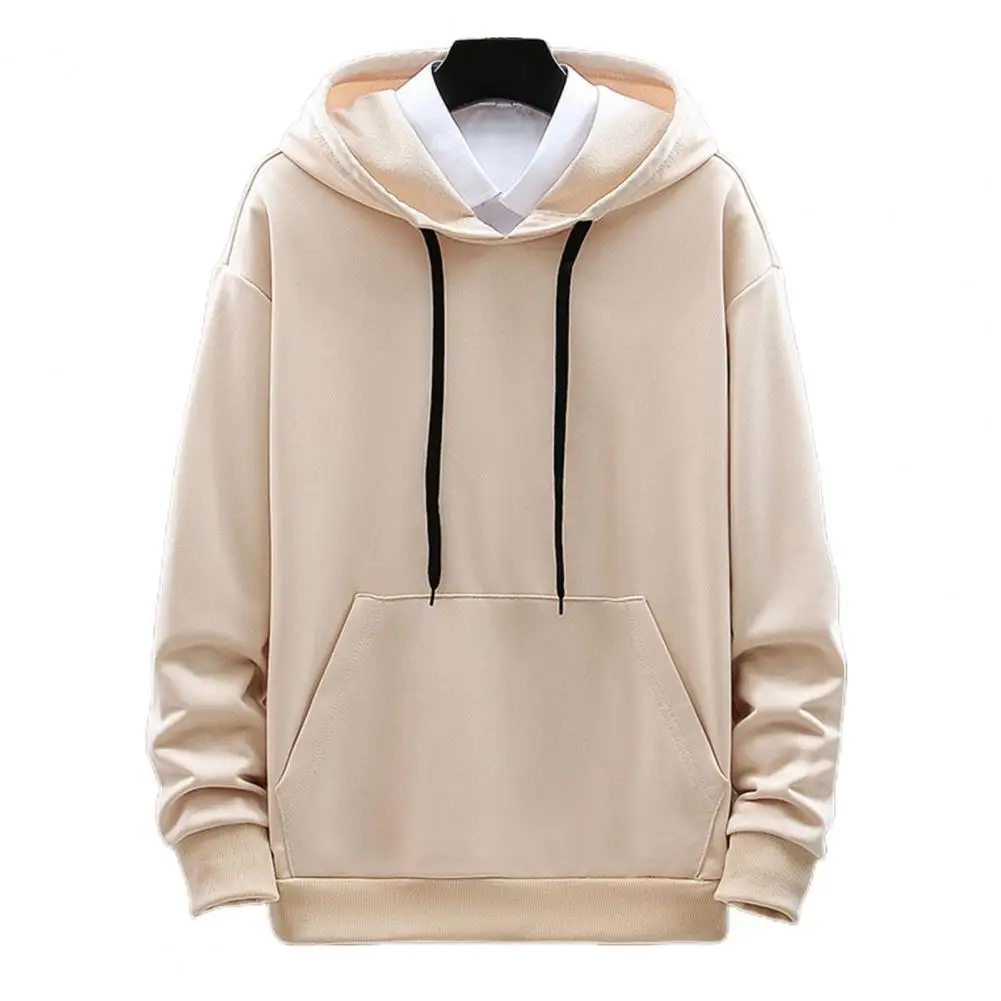 Front Pocket Long Sleeve Pullover Hoodie Autumn Winter Drawstring Solid Color Warm Hooded Sweatshirt Outerwear
Front Pocket Long Sleeve Pullover Hoodie Autumn Winter Drawstring Solid Color Warm Hooded Sweatshirt Outerwear