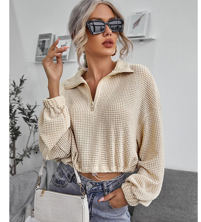 Women's Knitted POLO Shirt Long Sleeve Plus Chiffon Sweater button up shirt Crop top tights Gothic clothing loose short sleeves
Women's Knitted POLO Shirt Long Sleeve Plus Chiffon Sweater button up shirt Crop top tights Gothic clothing loose short sleeves