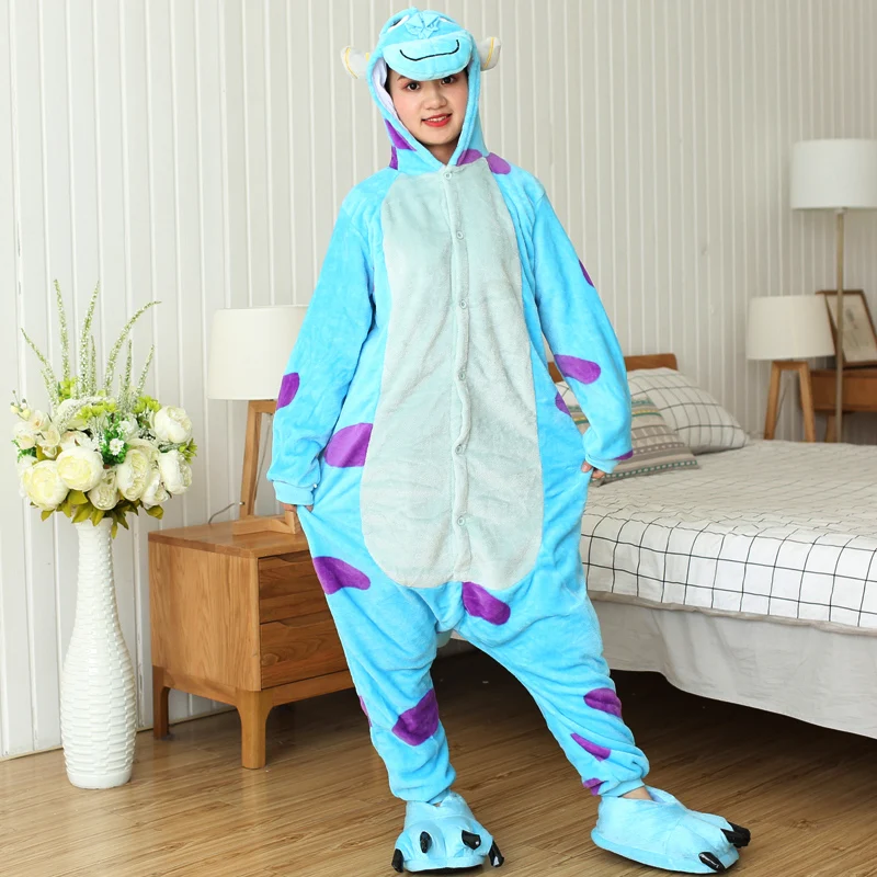 Комбинезон Спайро дракон s женские Девушки унисекс пижамы в виде животных зимний