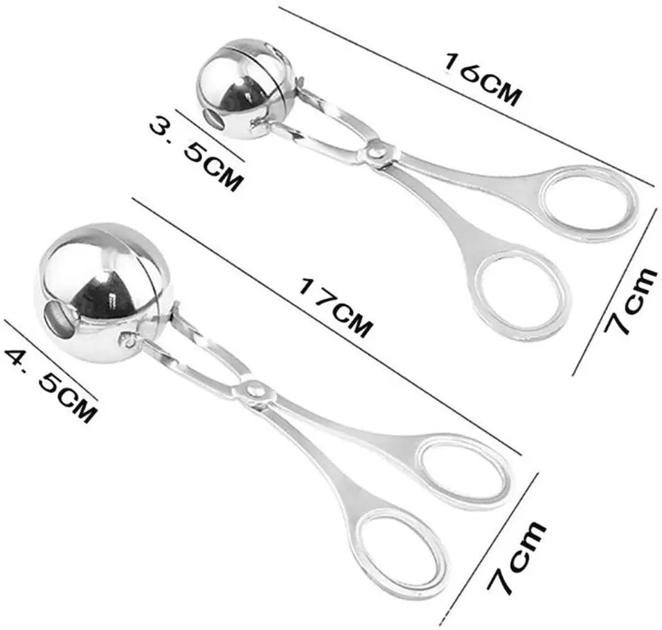 Convenient Kitchen Meatball Maker Stainless Steel Meatball Clip Fish Ball Rice Ball Making Mold Tool Kitchen Accessories
Convenient Kitchen Meatball Maker Stainless Steel Meatball Clip Fish Ball Rice Ball Making Mold Tool Kitchen Accessories