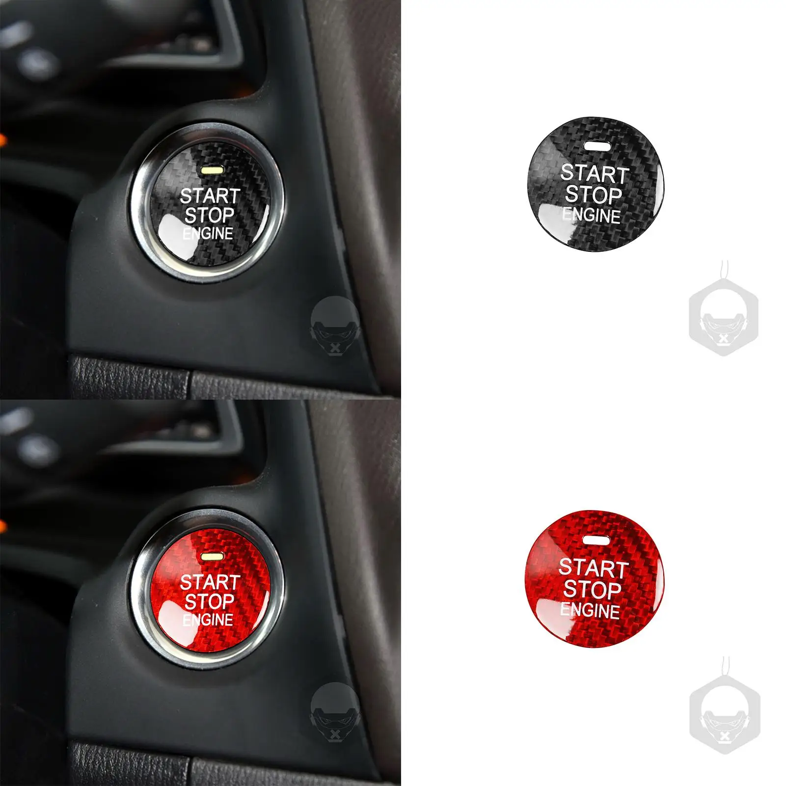 

Car Engine Start Stop Switch Sticker for Mazda Axela Atenza CX-8 CX-3 CX-4 CX-5