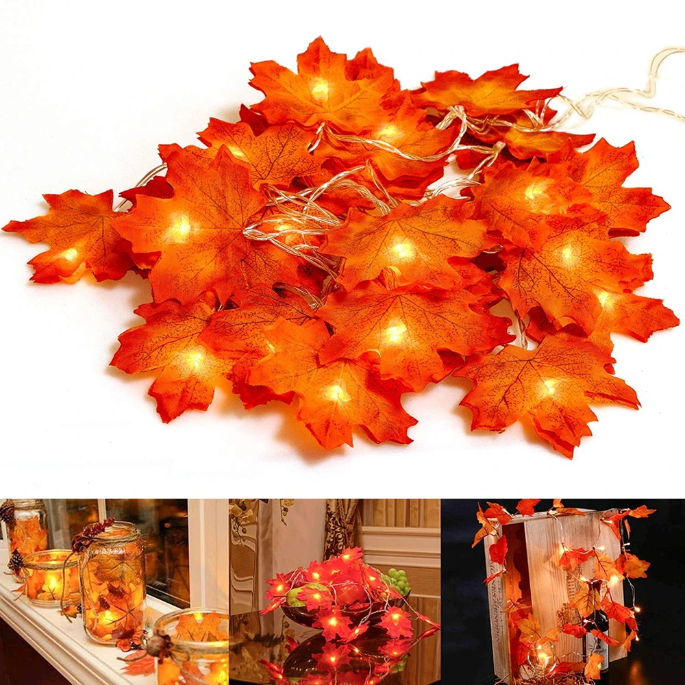 3M 20 Leds Maple Leaf LED String lights Warm White Christmas Festoon led Fairy Light Christmas Decorations for Home Room Tree
3M 20 Leds Maple Leaf LED String lights Warm White Christmas Festoon led Fairy Light Christmas Decorations for Home Room Tree