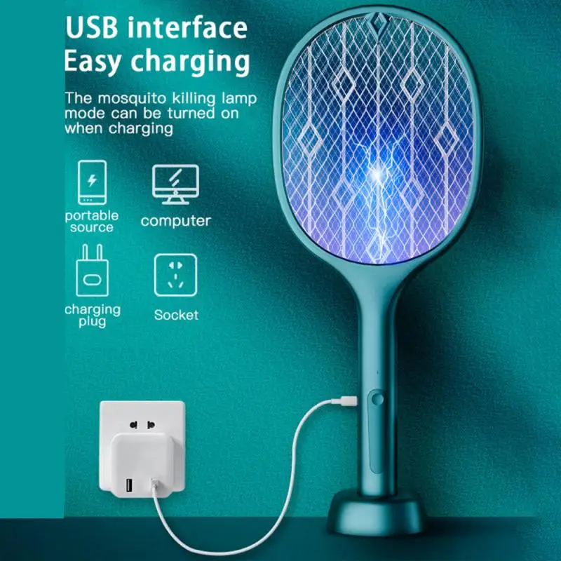 2 IN 1 LED Mosquito Killer Lamp 3000V Electric Bug Zapper Insect Killer USB Rechargeable Fly Swatter Trap Anti Mosquito Flies
2 IN 1 LED Mosquito Killer Lamp 3000V Electric Bug Zapper Insect Killer USB Rechargeable Fly Swatter Trap Anti Mosquito Flies