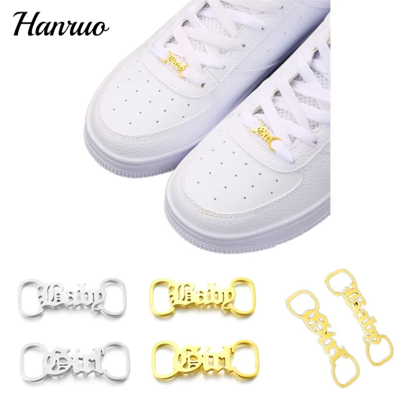 Custom Name Shoe buckle for Women Men Personalized Old English Letter Stainless Steel Nameplate Shoe Clips Accessories Jewelry
Custom Name Shoe buckle for Women Men Personalized Old English Letter Stainless Steel Nameplate Shoe Clips Accessories Jewelry
