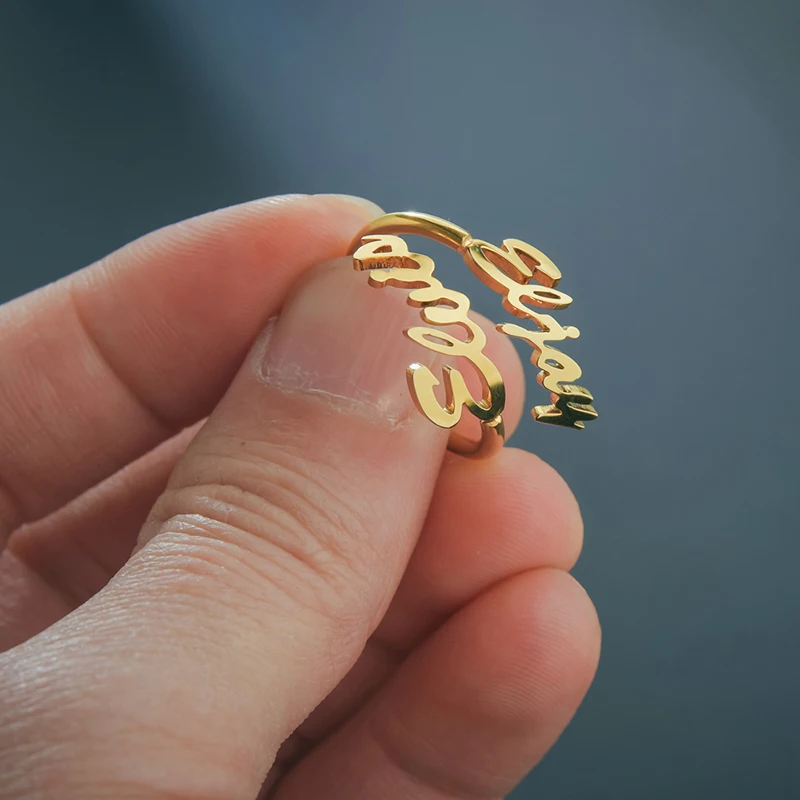 Nextvance Custom Two Name Ring Personalized One Name One Heart Rings Lover Couples Adjustable on Ring Mom Wife Anniversary Gift 
Nextvance Custom Two Name Ring Personalized One Name One Heart Rings Lover Couples Adjustable on Ring Mom Wife Anniversary Gift