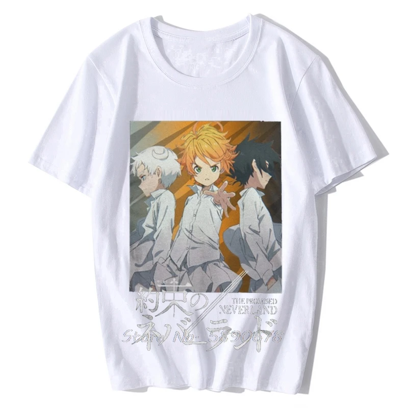 Yakusoku No Neverland T-Shirt Men The Promised Neverland Emma Norman Ray Casual Pure Cotton Tees Harajuku Short Sleeve T Shirt
Yakusoku No Neverland T-Shirt Men The Promised Neverland Emma Norman Ray Casual Pure Cotton Tees Harajuku Short Sleeve T Shirt