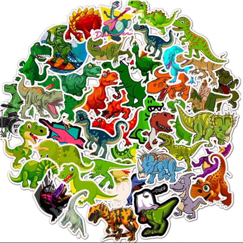 50pcs Pack Cartoon Animal Dinosaur Stickers Waterproof PVC Skateboard Luggage Car Guitar Motorcycle Cute Sticker Kids Toys
50pcs Pack Cartoon Animal Dinosaur Stickers Waterproof PVC Skateboard Luggage Car Guitar Motorcycle Cute Sticker Kids Toys