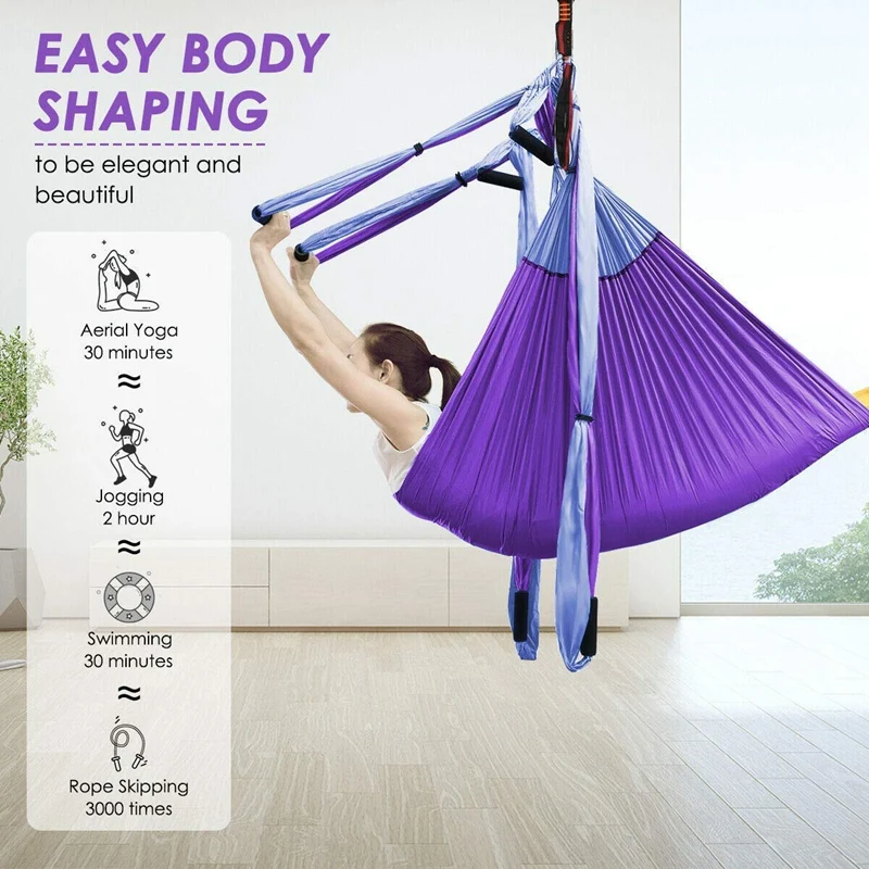 OPQ Aerial Yoga Swing Set гамак для йоги в помещении антигравитационный подвесной слинг