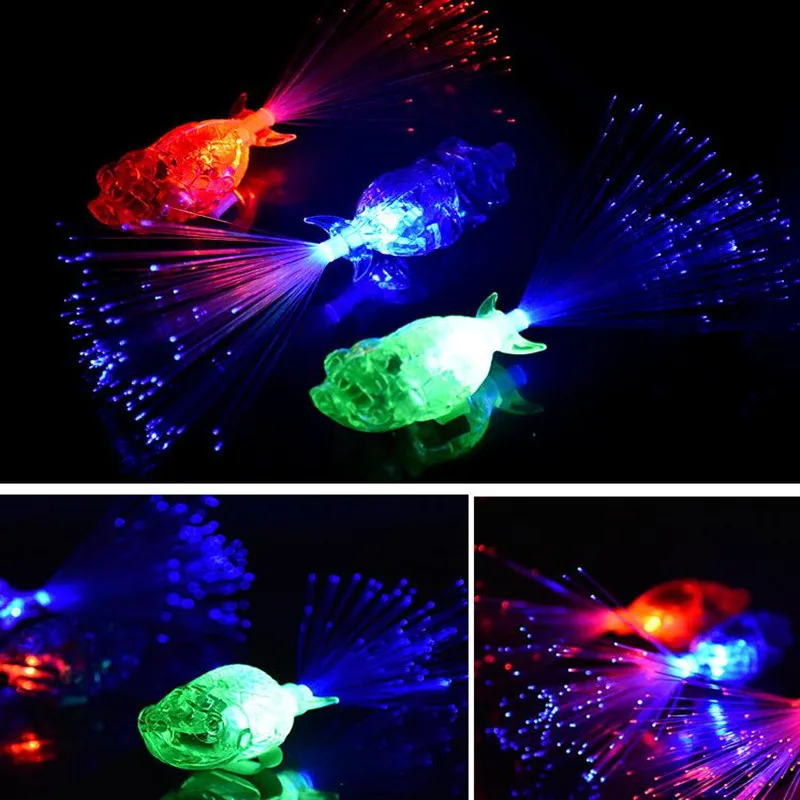 LED Flashing Fish Fiber Finger Light Glowing Beam Torch Rings Rave Glow Party home decor wedding birthday
LED Flashing Fish Fiber Finger Light Glowing Beam Torch Rings Rave Glow Party home decor wedding birthday