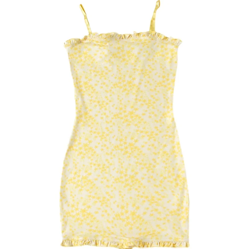 XUXI Small Floral Sleeveless Suspender Dress Women Summer 2021 New Temperament Slim And Thin Hip MINI Skirt Female E1470 
XUXI Small Floral Sleeveless Suspender Dress Women Summer 2021 New Temperament Slim And Thin Hip MINI Skirt Female E1470