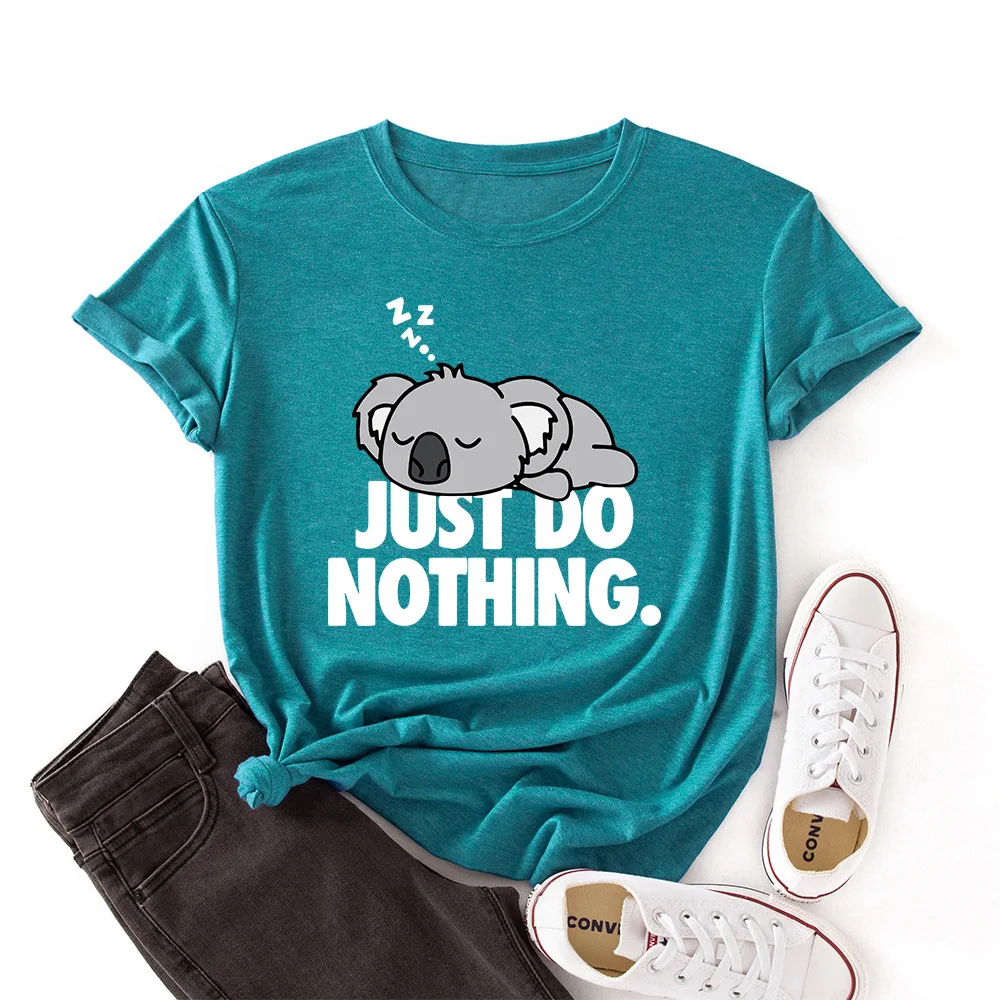 Ease Koala Graphic Tee Shirts Women Crew Neck Short Sleeve Casual Summer T-shirts Tops Female Clothes Streetwear Harajuku
Ease Koala Graphic Tee Shirts Women Crew Neck Short Sleeve Casual Summer T-shirts Tops Female Clothes Streetwear Harajuku