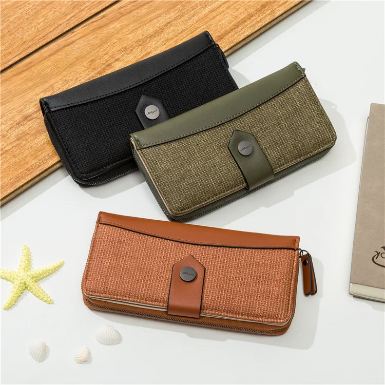 Fashion wallet female long student wallet simple retro multifunctional clutch
Fashion wallet female long student wallet simple retro multifunctional clutch