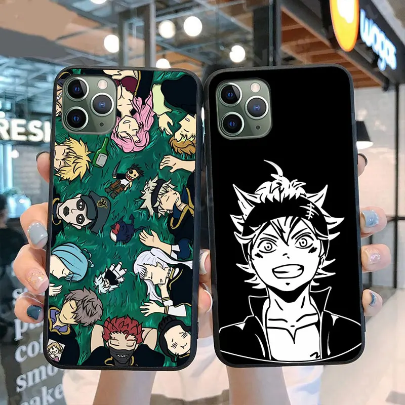 Japanese cartoon Black Clover Soft black TPU Phone Case For iPhone 12 Pro Max 11 Pro Max XR X XS MAX 7 8 6s Plus SE Cover Fundas
Japanese cartoon Black Clover Soft black TPU Phone Case For iPhone 12 Pro Max 11 Pro Max XR X XS MAX 7 8 6s Plus SE Cover Fundas