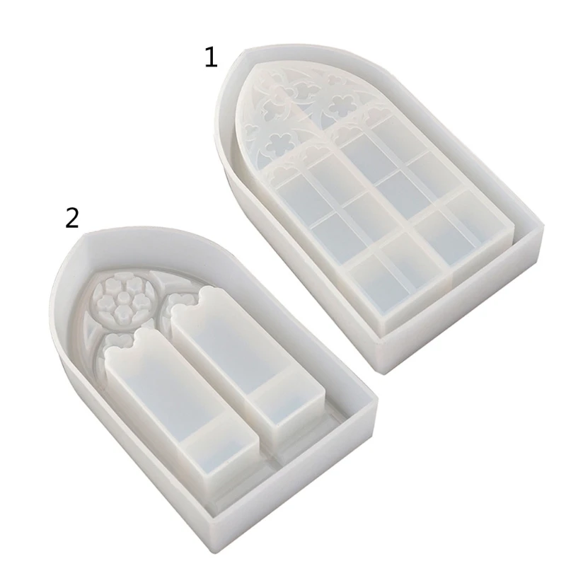 Multifunction DIY Crystal Epoxy Resin Mold Church Window Storage Box Cabinet Making Silicone Mold for Wedding Party Deco
Multifunction DIY Crystal Epoxy Resin Mold Church Window Storage Box Cabinet Making Silicone Mold for Wedding Party Deco