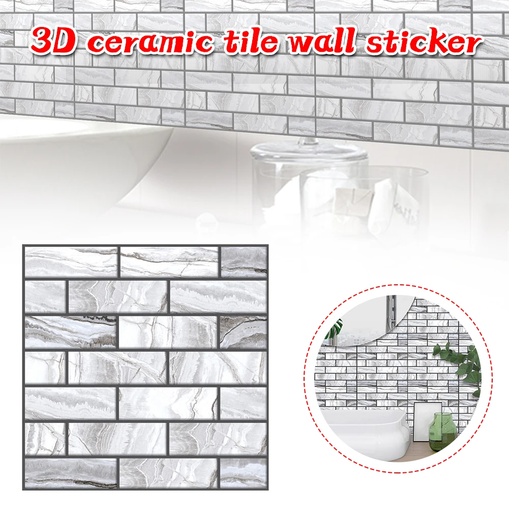 30x30cm/12" X 12" 12pcs 3D Wall Tile Stickers Kitchen Bathroom Self-adhesive Decor Waterproof Marbling Home Decoration Stickers
30x30cm/12" X 12" 12pcs 3D Wall Tile Stickers Kitchen Bathroom Self-adhesive Decor Waterproof Marbling Home Decoration Stickers