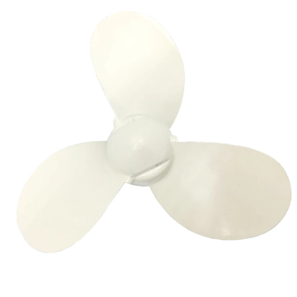 Aluminum Outboard Propeller 3-Blade for Hangkai 3.5HP Boat Engine (White) | Cover