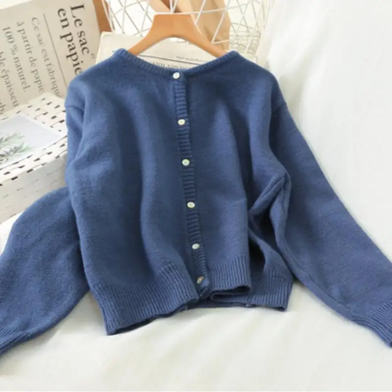 2020 Autumn Winter Knitted Cardigan Solid Sweater Women Clothes Female Cardigans O-Neck Long Sleeve Women Coats Ladies Outerwear
2020 Autumn Winter Knitted Cardigan Solid Sweater Women Clothes Female Cardigans O-Neck Long Sleeve Women Coats Ladies Outerwear