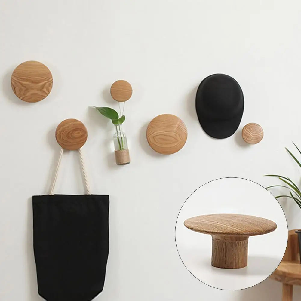 Wall Coat Clothes Rack Wooden Wood Round Hanging Hook Wall Mounted Good Loading Drilling Heavy Duty Storage Hanger for Home
Wall Coat Clothes Rack Wooden Wood Round Hanging Hook Wall Mounted Good Loading Drilling Heavy Duty Storage Hanger for Home