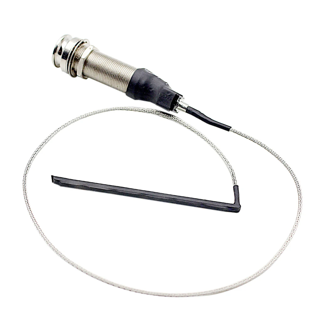 High Quality EQ Plug Piezo Pickup for Acoustic Guitar Kalimba Accessory 
High Quality EQ Plug Piezo Pickup for Acoustic Guitar Kalimba Accessory