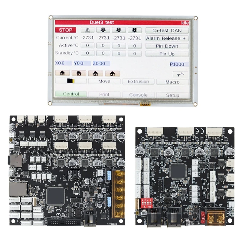 

P82F Clone Duet 3 6HC Motherboard + Expansion Board 3HC+7i Color Touch Screen for Voron 3D Printer