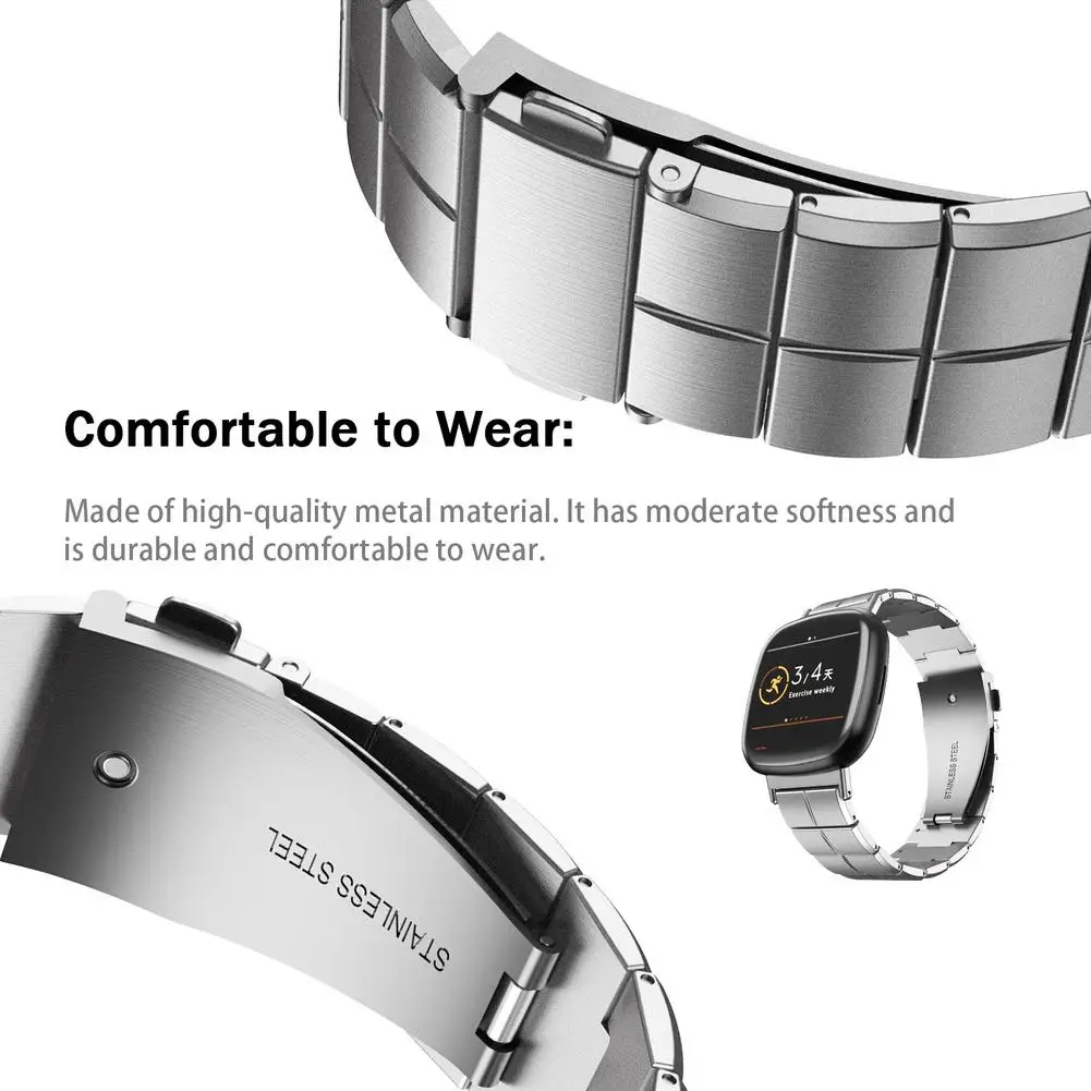 For Fitbit Versa 3 Watchband Bracelet Stainless Steel Replacement For Fitbit Versa3 Wristband Belt Accessories Drop Shipping
For Fitbit Versa 3 Watchband Bracelet Stainless Steel Replacement For Fitbit Versa3 Wristband Belt Accessories Drop Shipping