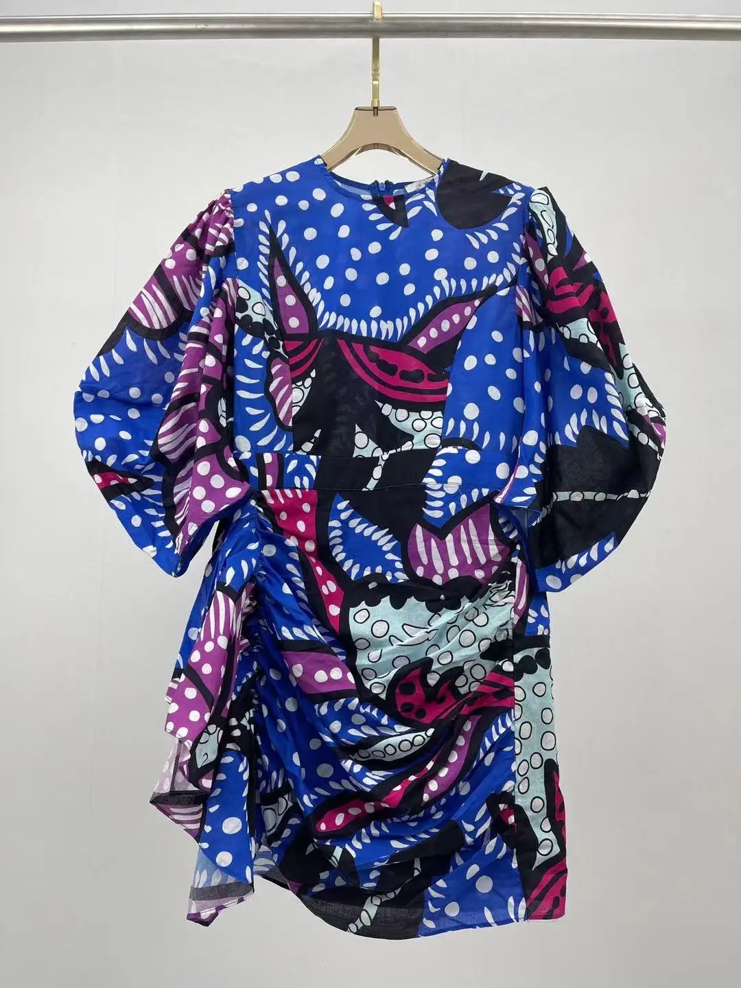 Women's Runway Mini Sexy Dresses O-Neck Half Sleeves Floral Printed Elegant Fashion Draped Hot Sale Dress Vestidos
Women's Runway Mini Sexy Dresses O-Neck Half Sleeves Floral Printed Elegant Fashion Draped Hot Sale Dress Vestidos