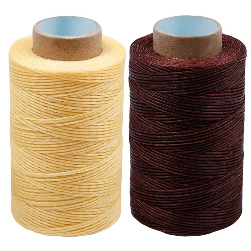 Nonvor Thickness Waxed Thread for Leather Flat Waxed Cord Long Hand Stitching Thread Leather Craft DIY Bookbinding
Nonvor Thickness Waxed Thread for Leather Flat Waxed Cord Long Hand Stitching Thread Leather Craft DIY Bookbinding