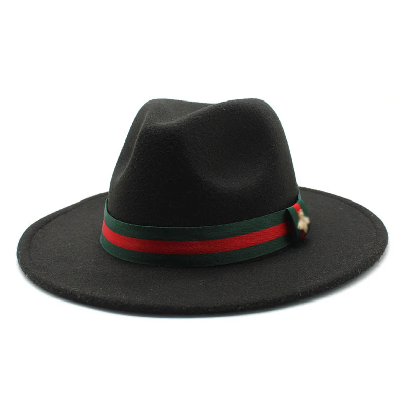 New Autumn And Winter Wide Brim Felt Fedora Hats Vintage Wedding Party Trilby Hat Men Gentleman Jazz Woolen Hats
New Autumn And Winter Wide Brim Felt Fedora Hats Vintage Wedding Party Trilby Hat Men Gentleman Jazz Woolen Hats