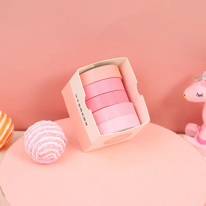 Student washi tapes pure color and paper tape Macaron basic color printed washi tapes set masking tape stickers stationery
Student washi tapes pure color and paper tape Macaron basic color printed washi tapes set masking tape stickers stationery