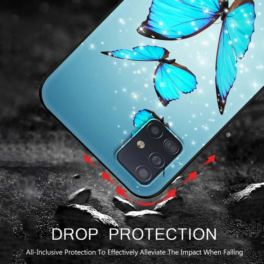 lovely butterfly Fashion Phone Case for Samsung Galaxy A51 A71 A50 A21s A31 A10 A20e A41 A70 A30 A11 A40 A20s Soft Black Cover
lovely butterfly Fashion Phone Case for Samsung Galaxy A51 A71 A50 A21s A31 A10 A20e A41 A70 A30 A11 A40 A20s Soft Black Cover