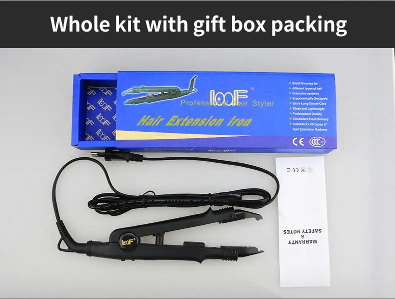 Professional Wig Thermostat Hair Extension Tool With Iron L 611A Heat Pliers Hair Connector For Bonding Extensions Iron Eu Plug
Professional Wig Thermostat Hair Extension Tool With Iron L 611A Heat Pliers Hair Connector For Bonding Extensions Iron Eu Plug
