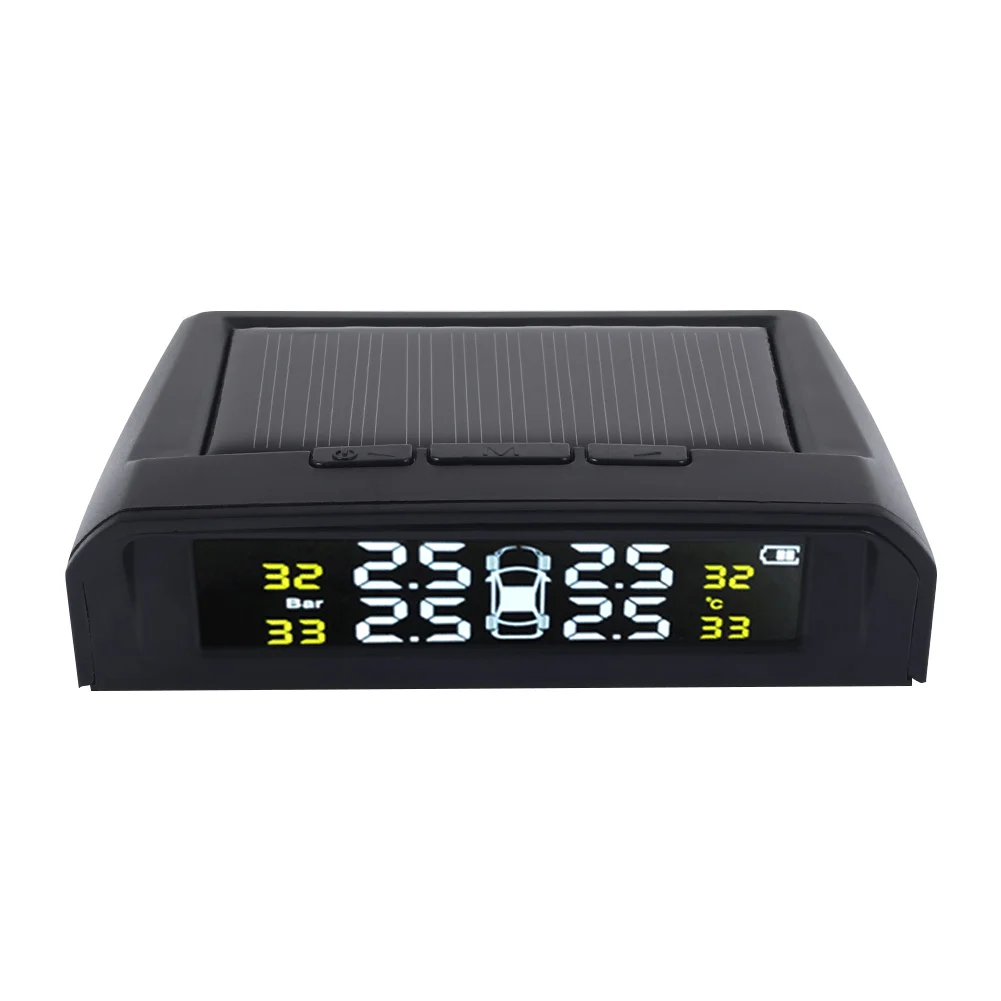 Car TPMS Wireless Anti-Explosion Universal Tyre Pressure Monitoring System Auto TPMS USB LCD Display Solar Power Digital
Car TPMS Wireless Anti-Explosion Universal Tyre Pressure Monitoring System Auto TPMS USB LCD Display Solar Power Digital