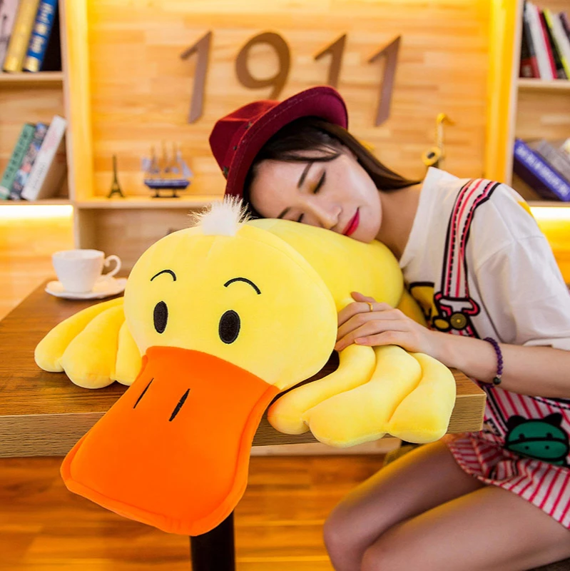 New Cute Big Yellow Duck Sleeping Pillow Plush Toy Fashion Creative Cartoon Doll Appease Doll Children Holiday Birthday Gift
New Cute Big Yellow Duck Sleeping Pillow Plush Toy Fashion Creative Cartoon Doll Appease Doll Children Holiday Birthday Gift