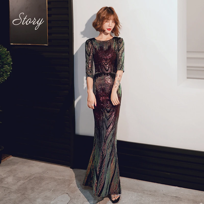 wei yin AE633 New Style Elegant Evening Dresses 2021 Saudi Arabia O Neck Sequined Mermaid Long Dress Party Gowns
wei yin AE633 New Style Elegant Evening Dresses 2021 Saudi Arabia O Neck Sequined Mermaid Long Dress Party Gowns