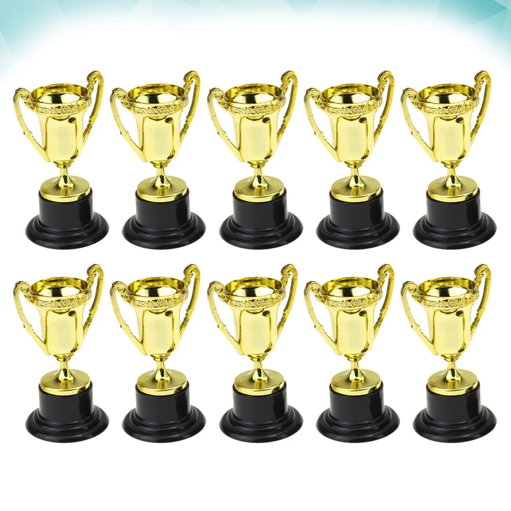 10PCS Mini Gold Cups Trophies for Party Children Early Learning Toys Prizes 
10PCS Mini Gold Cups Trophies for Party Children Early Learning Toys Prizes