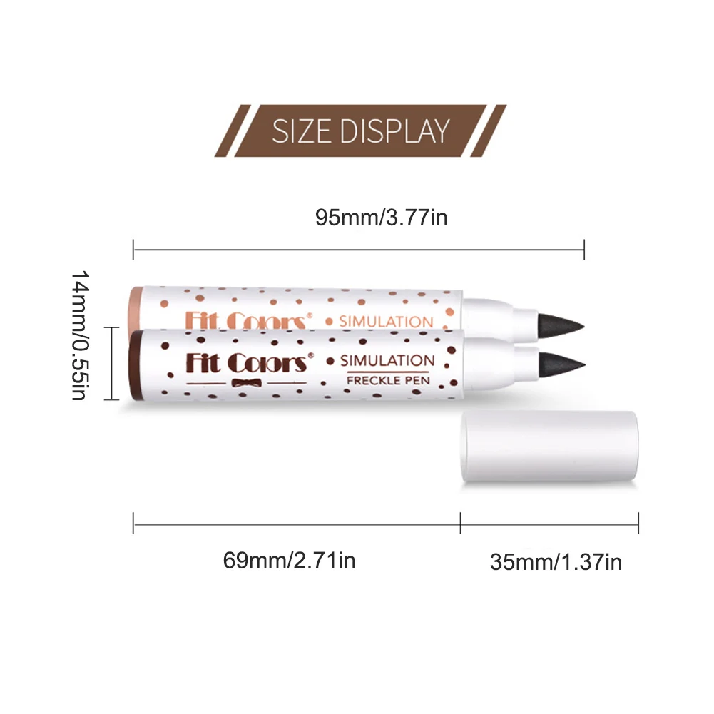 Freckle Pen Light Brown/Dark Brown Freckle Makeup Pen Natural Lifelike Fake Freckles Pen Long-Lasting Dot Freckle Pen Shipping
Freckle Pen Light Brown/Dark Brown Freckle Makeup Pen Natural Lifelike Fake Freckles Pen Long-Lasting Dot Freckle Pen Shipping