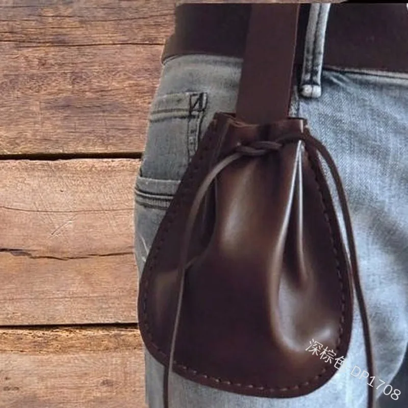 Medieval Renaissance Coin Pouch Bag Men Women Waist Belt Accessory Viking Costume Parts Retro Leather Drawstring Money Purse
Medieval Renaissance Coin Pouch Bag Men Women Waist Belt Accessory Viking Costume Parts Retro Leather Drawstring Money Purse