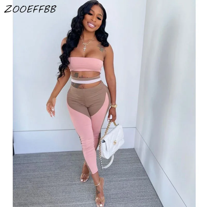 ZOOEFFBB Sexy Bandage Patchwork Strapless Jumpsuit for Women Birthday Rompers Oversized One Piece Club Party Ladies Tube Outfits
ZOOEFFBB Sexy Bandage Patchwork Strapless Jumpsuit for Women Birthday Rompers Oversized One Piece Club Party Ladies Tube Outfits